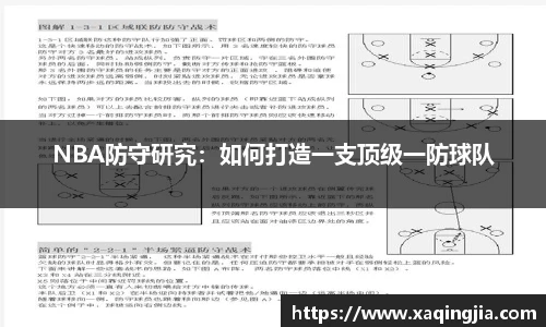 NBA防守研究：如何打造一支顶级一防球队